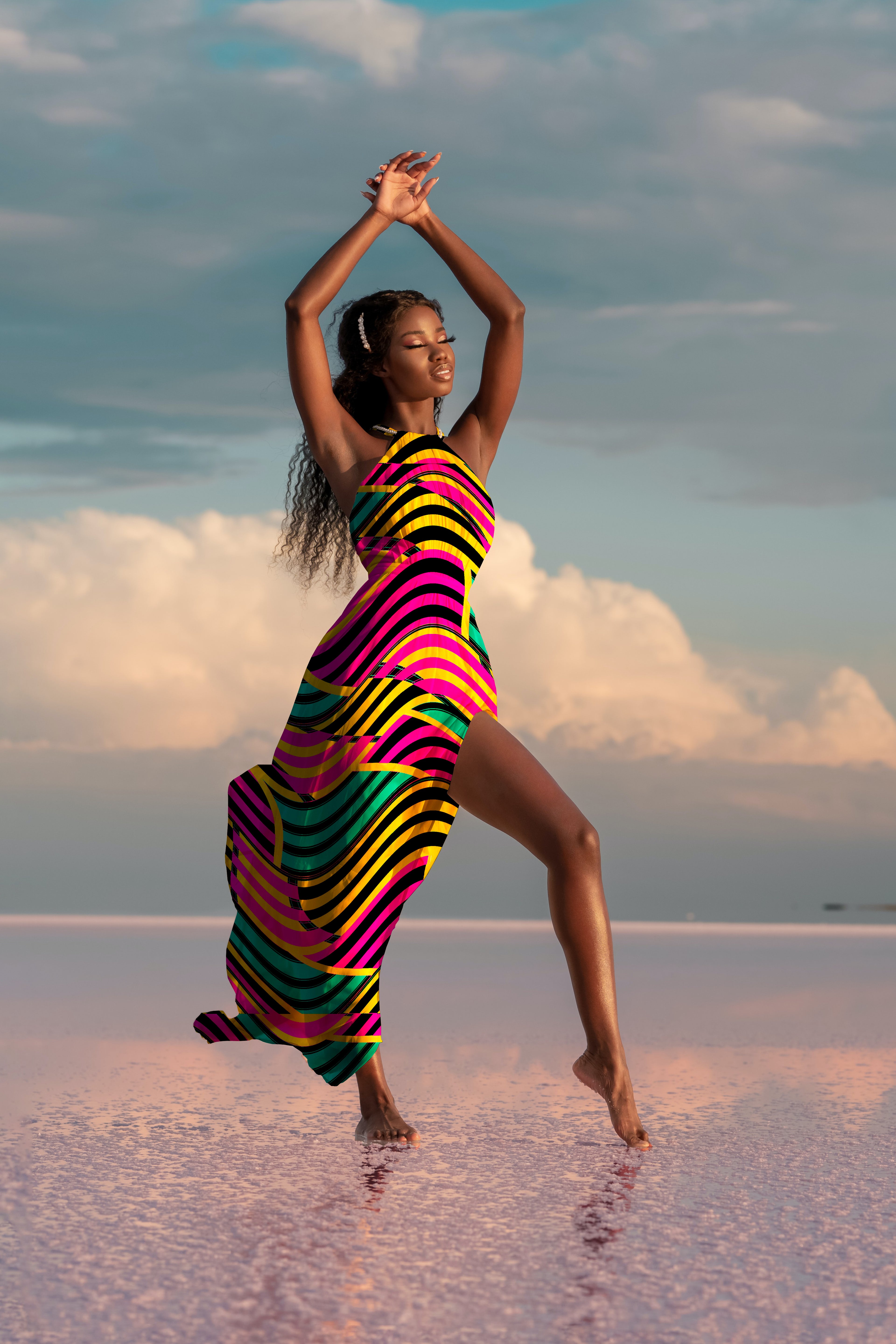 Woman in a colorful dress standing on a reflective surface with a sunset sky.

multicolour stripe, seamless pattern, rainbow stripe, stripe print, digital download, geometric stripe, vertical stripe, horizontal stripe, bold stripe, vibrant pattern, colourful print, abstract stripe, clothing pattern, accessories design, fabric printing, print on demand, textile design, digital paper, 300 dpi, commercial use, high resolution, fun pattern, kids fabric, retro stripe